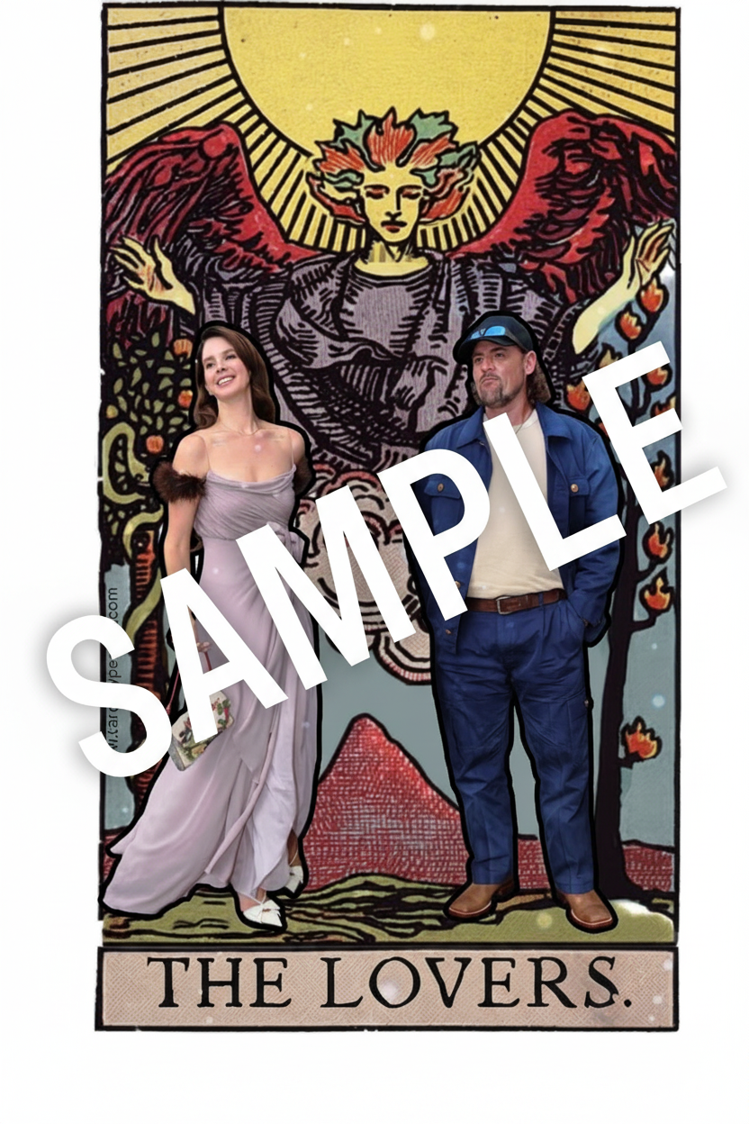 Lana Del Rey - The Lovers Tarot Print (Digital Download)