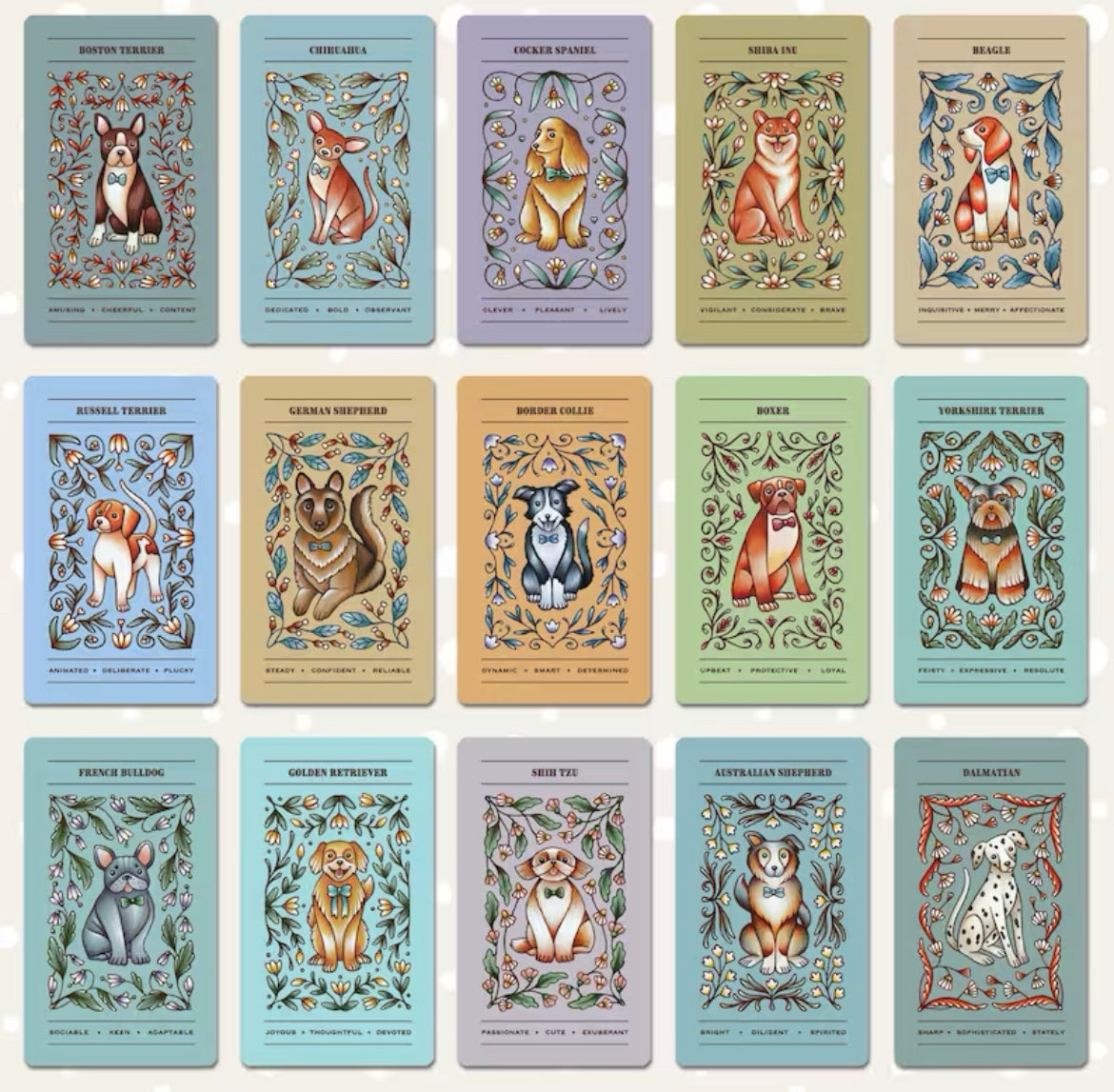Happy Tails Oracle – dog divination deck