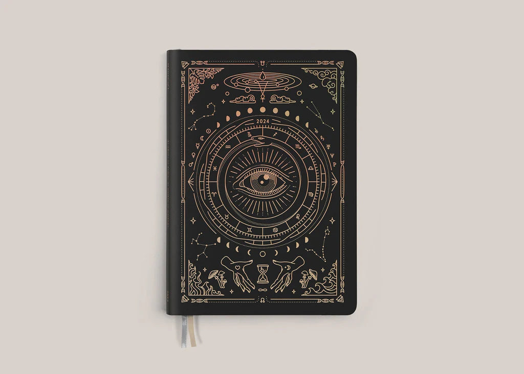 Magic of i 2024 astrological planner – black