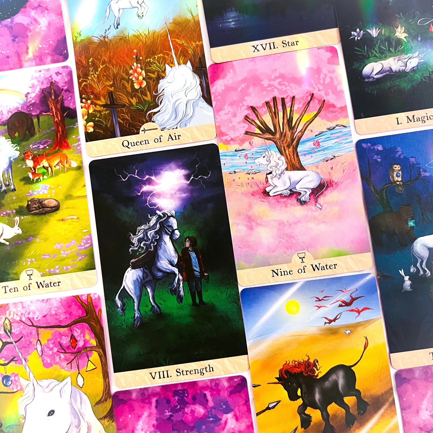 The Unicorn’s Journey Tarot deck and guidebook