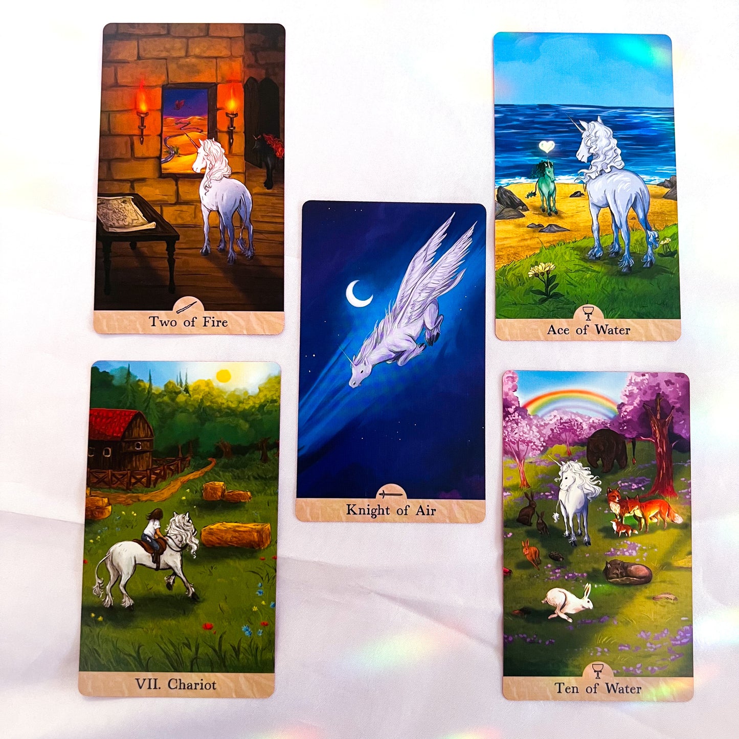 The Unicorn’s Journey Tarot deck and guidebook