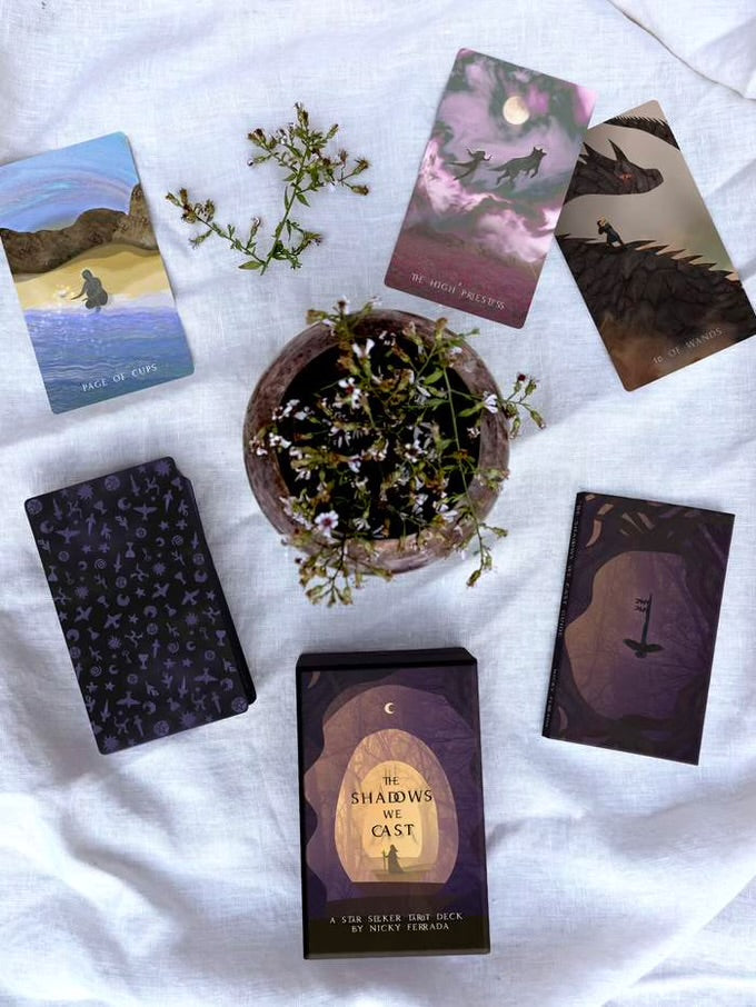 The Shadows We Cast: a Star Seeker Tarot deck