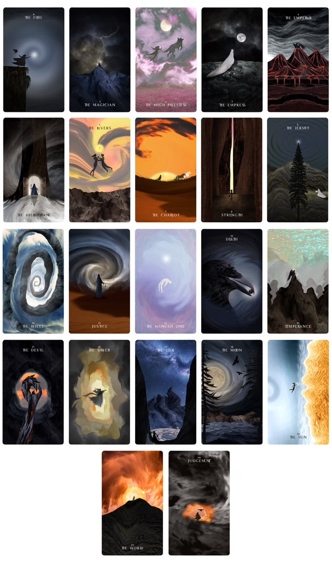 The Shadows We Cast: a Star Seeker Tarot deck