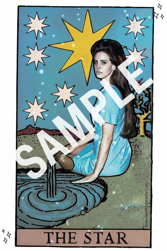 Lana Del Rey - The Star Tarot Print