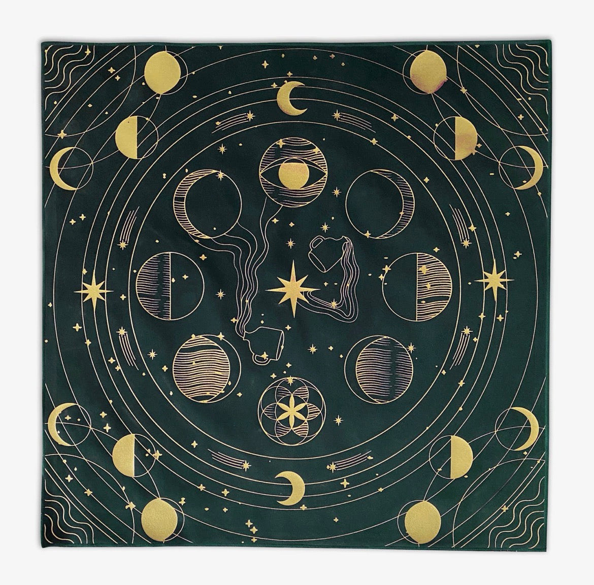 Star Seeker Alter Cloth - Sea Green