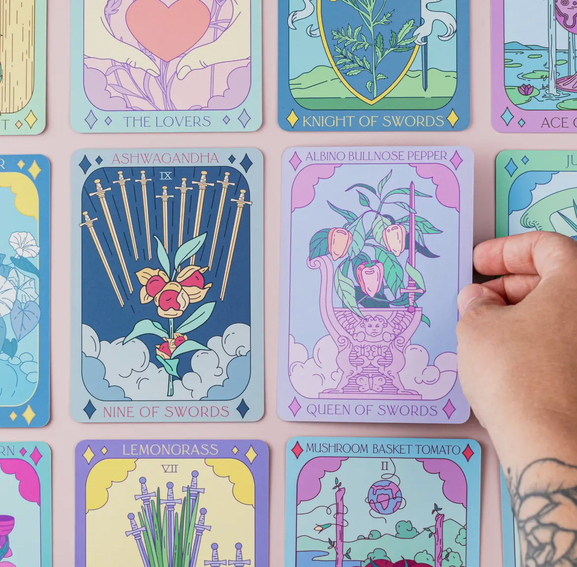 The Botanical Tarot Deck & Guidebook