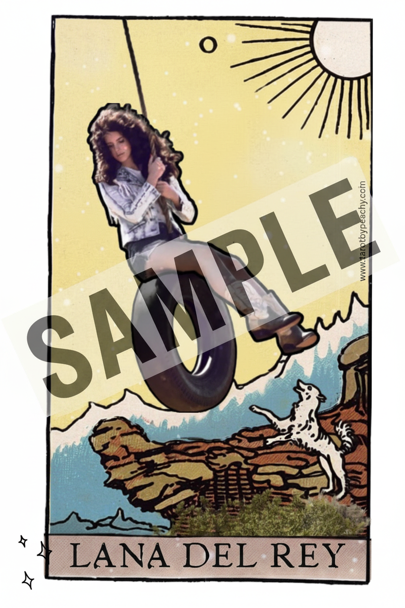 Lana Del Rey - The Fool / Ride Tarot Print