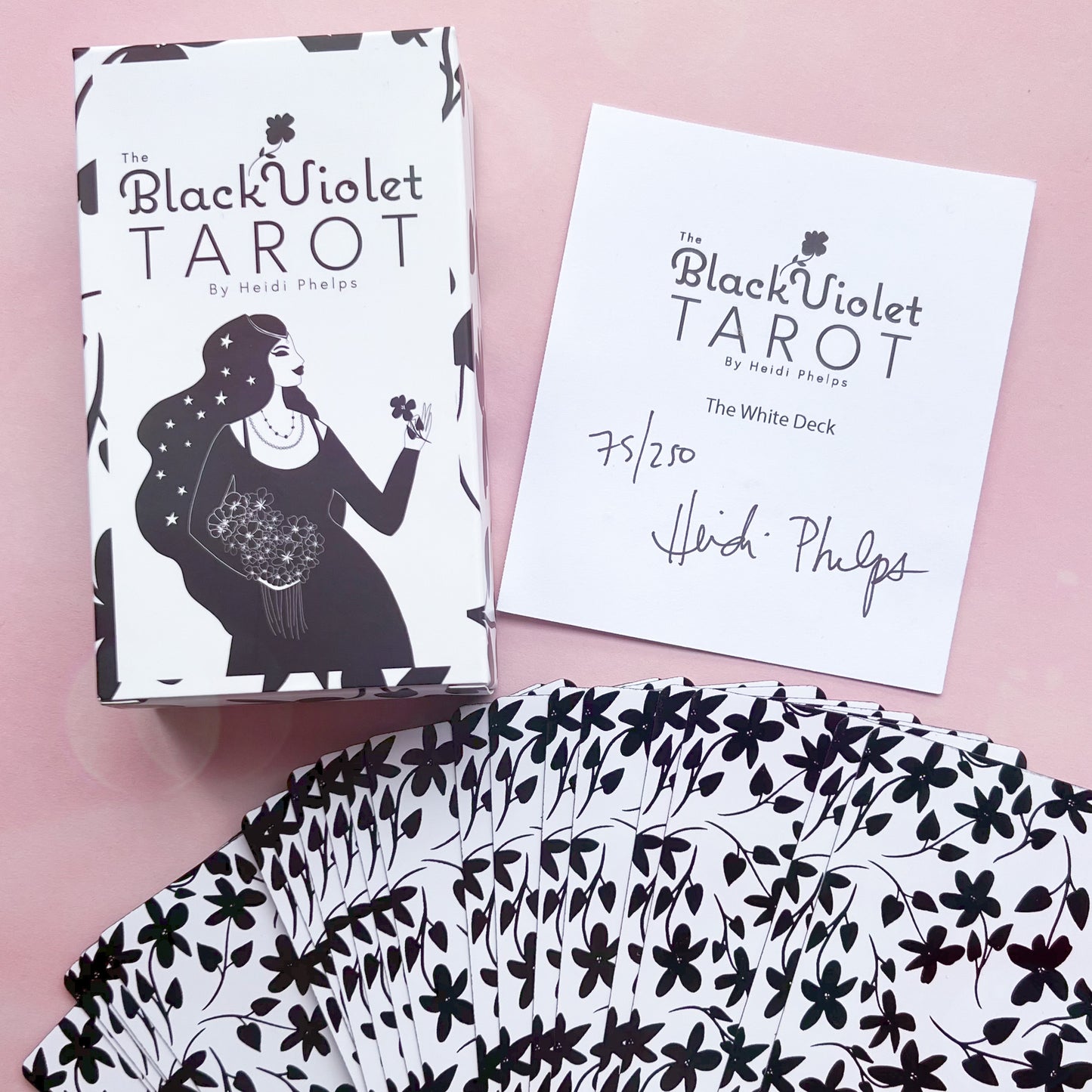 Black Violet Tarot, Deluxe Edition | The White Deck